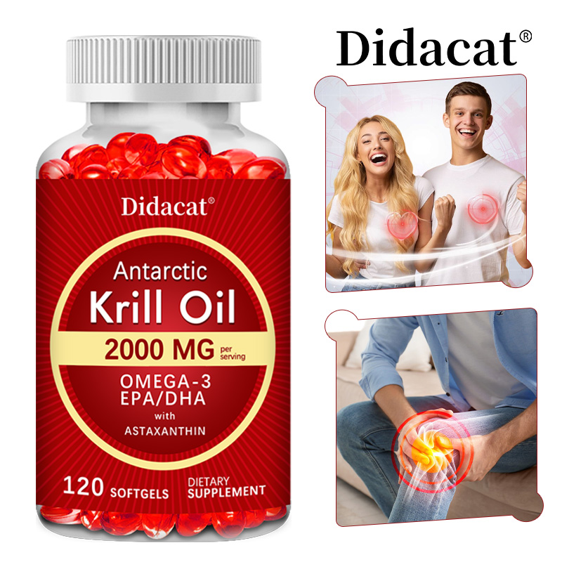 Krill Oil Supplement - Aceite de Krill Antártico de 2000