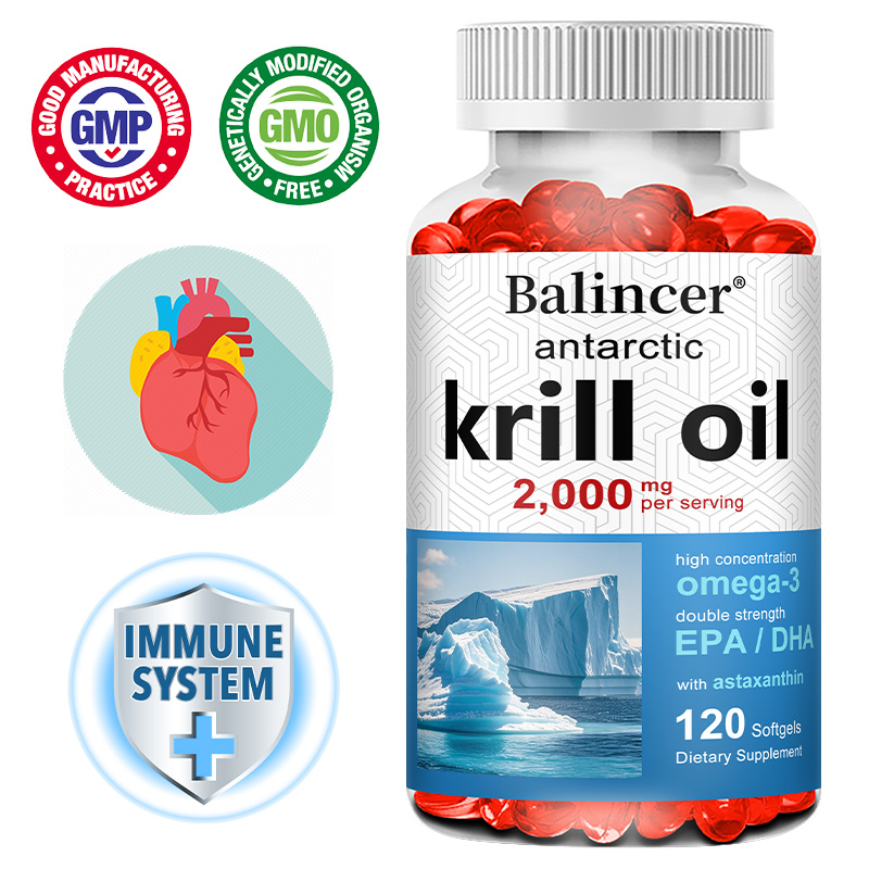Krill Oil Supplement - Suplemento de aceite de krill antártico