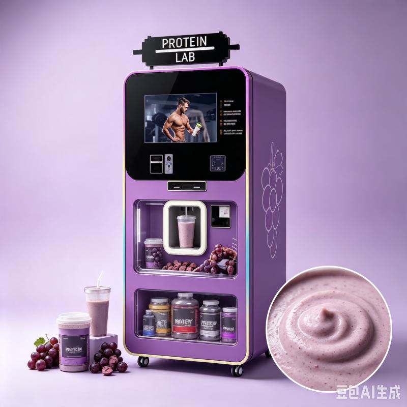 Nutrition Sports Fitness - Máquina Expendedora de Batidos de Proteínas,