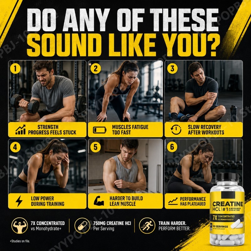 Creatina HCl 750mg 90 Cápsulas - Nutrition Of Fitness reseña y precio