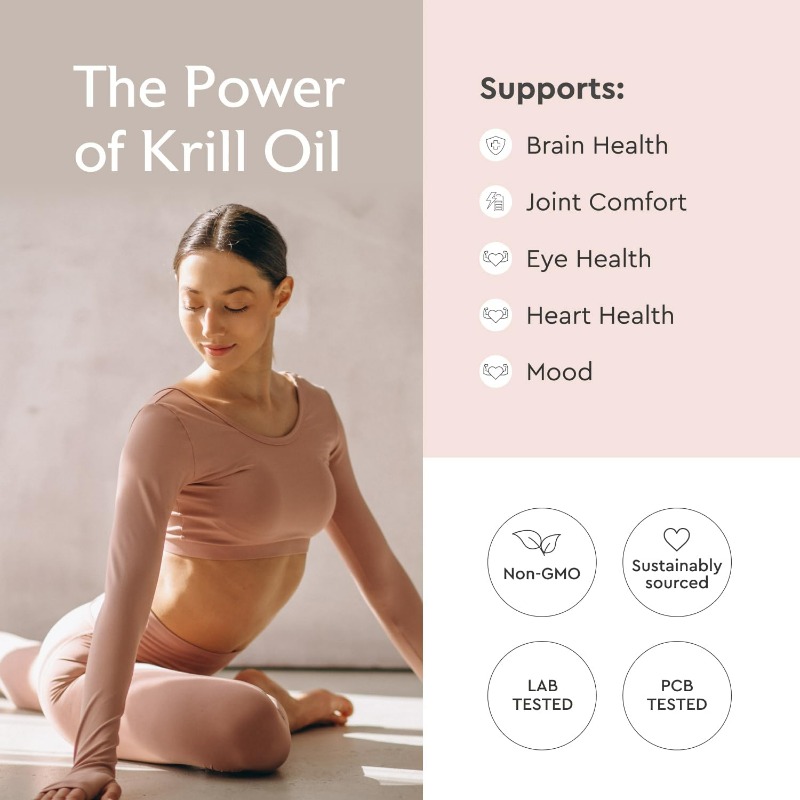 Aceite de Krill Antártico 500m - Krill Oil Supplement reseña y precio