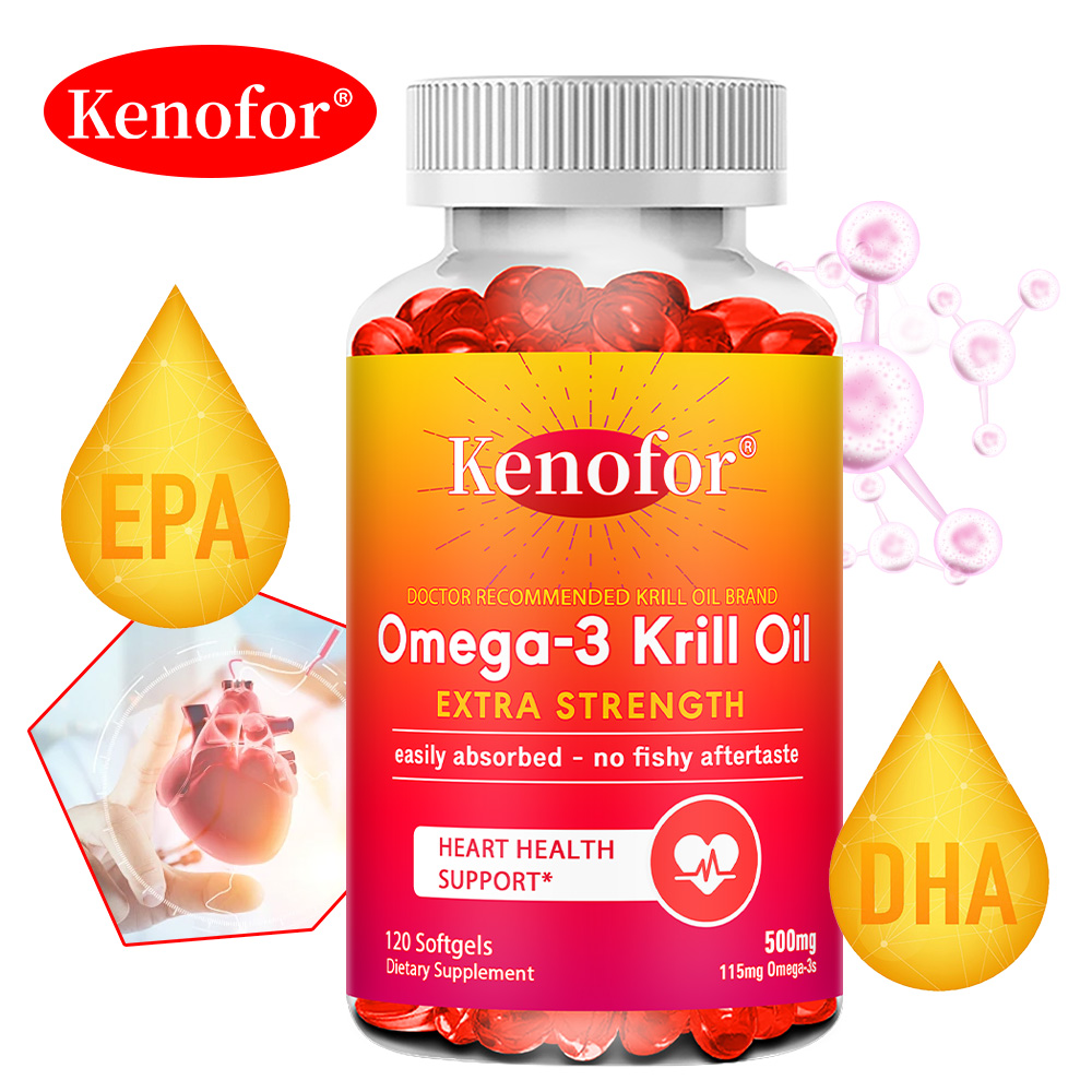 Aceite de Krill antártico 500  - Krill Oil Supplement reseña y precio