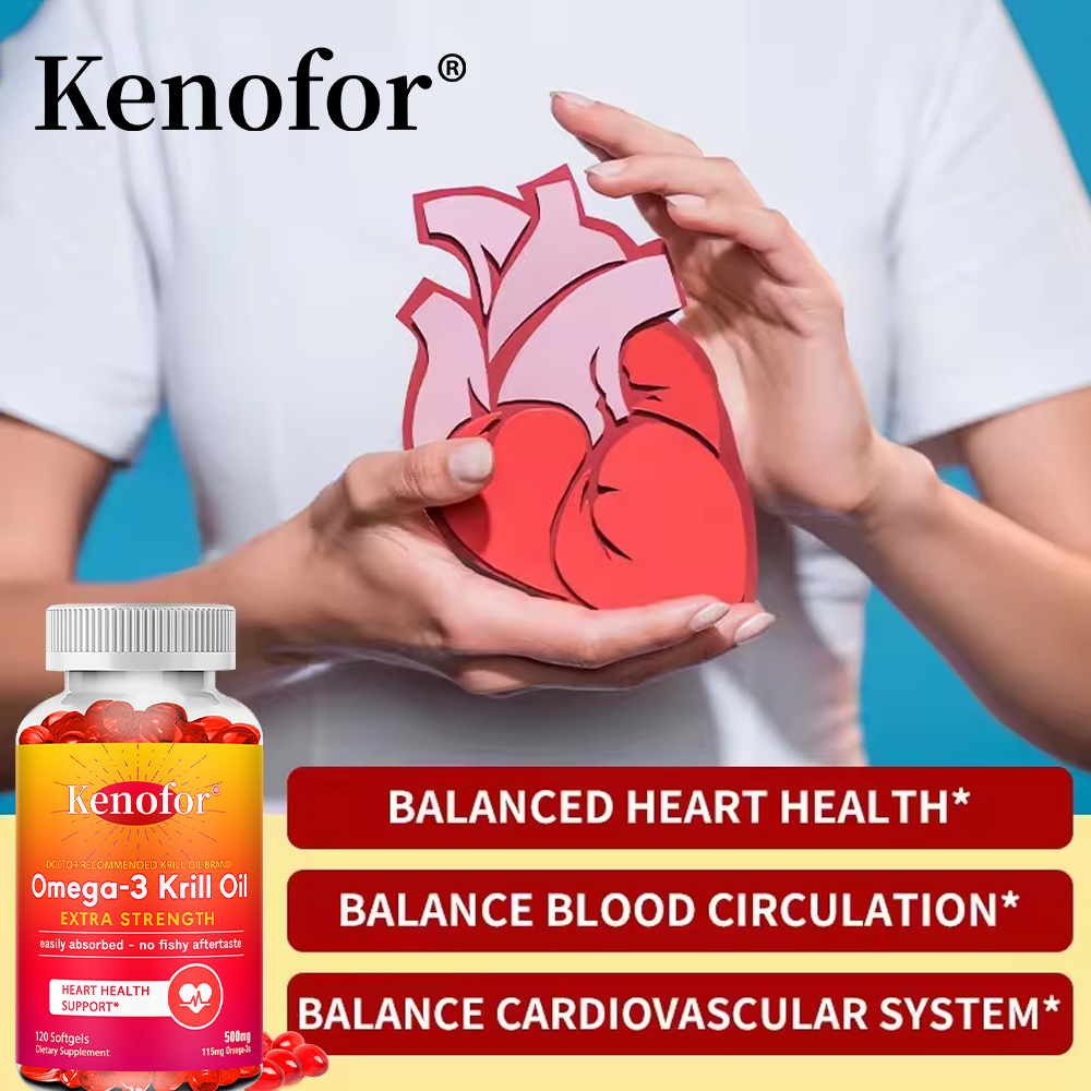 Aceite de Krill antártico 500  - Krill Oil Supplement reseña y precio