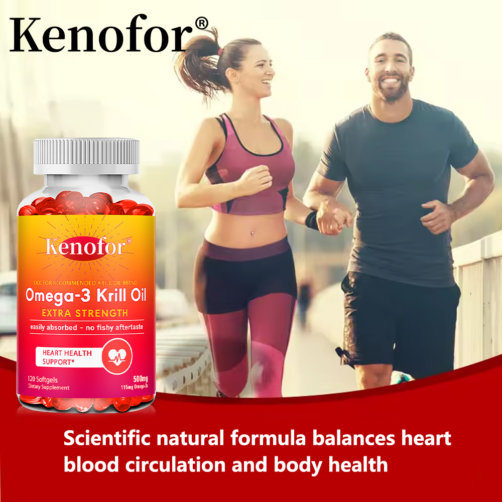 Aceite de Krill antártico 500  - Krill Oil Supplement reseña y precio