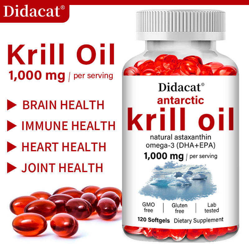 Suplemento de Aceite de Krill  - Krill Oil Supplement reseña y precio