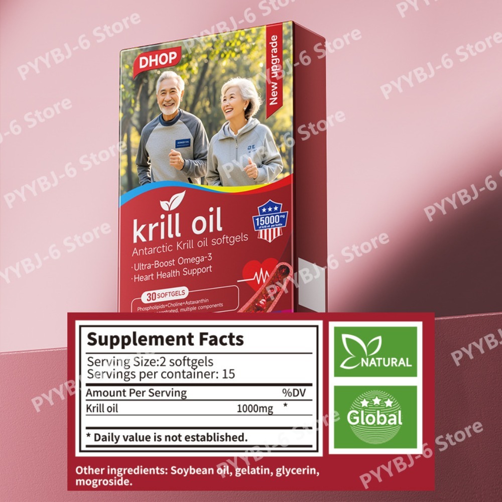 Aceite de Krill Antártico 1500 - Krill Oil Supplement reseña y precio