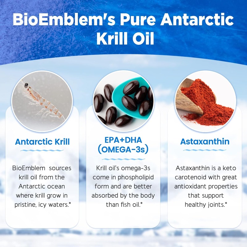 Suplemento de aceite de krill  - Krill Oil Supplement reseña y precio