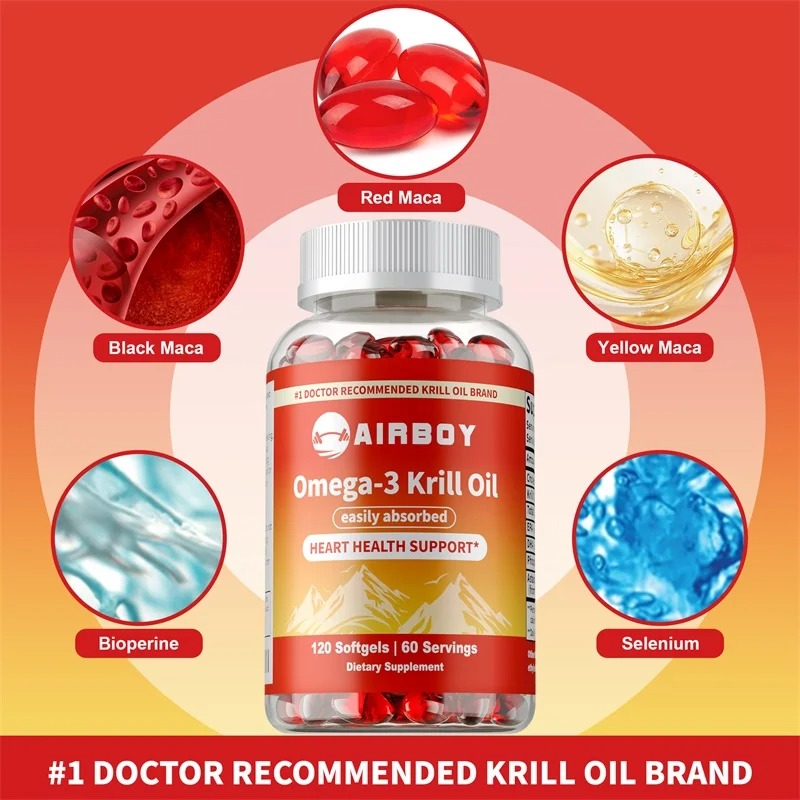 Aceite de Krill Omega-3 con As - Krill Oil Supplement reseña y precio
