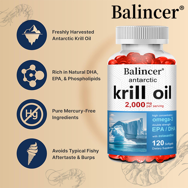Suplemento de aceite de krill  - Krill Oil Supplement reseña y precio